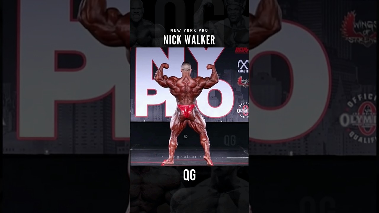 NICK WALKER POSING NY PRO SHOW😱
