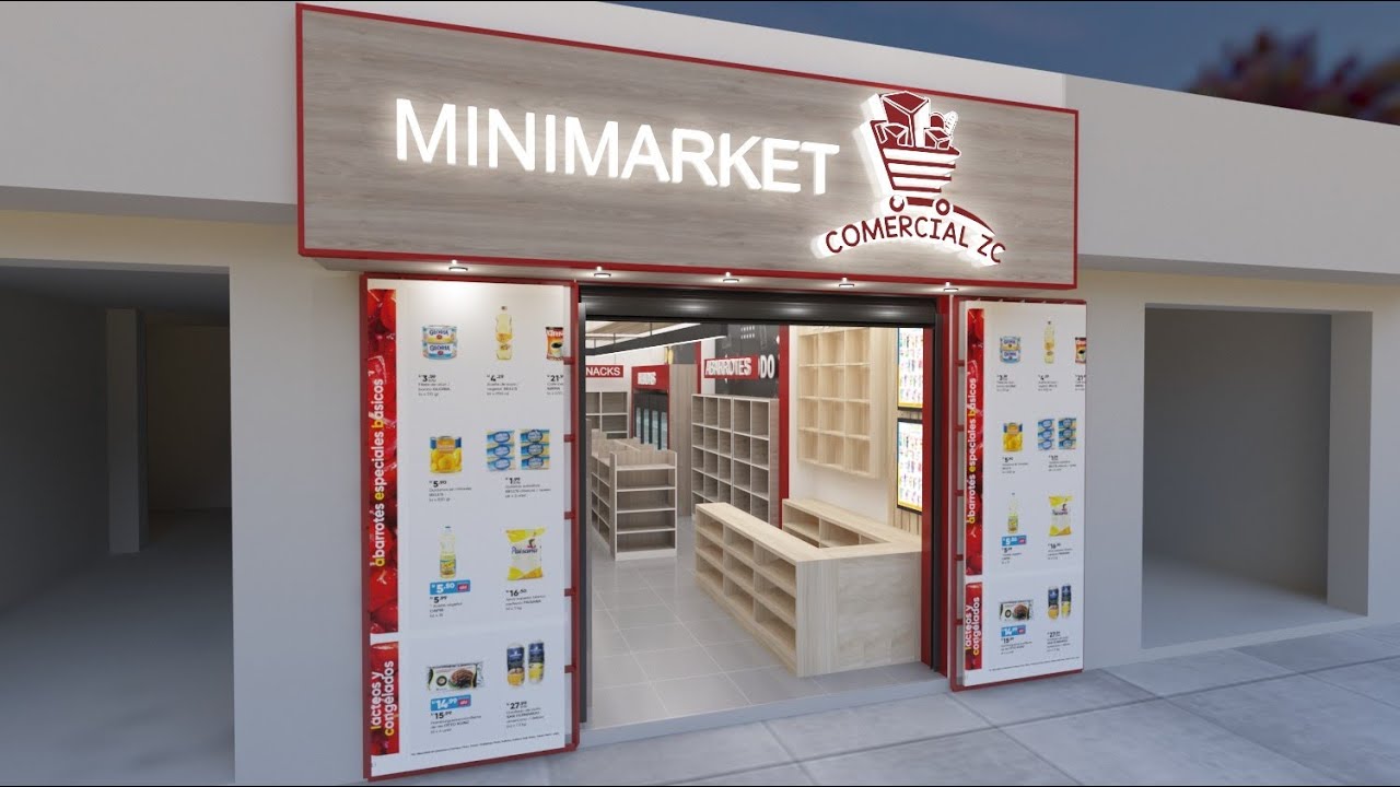 DISE&Ntilde;O 3D | MINIMARKET 