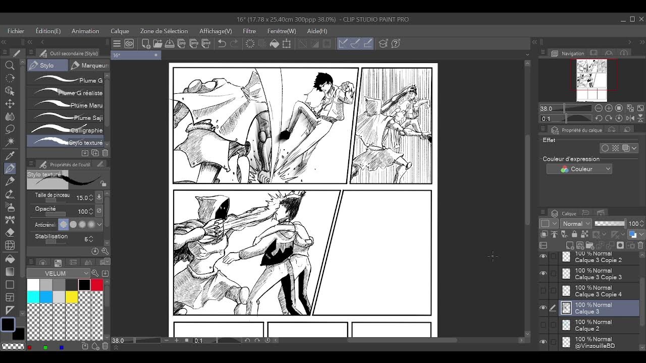On dessine mon manga Velum !