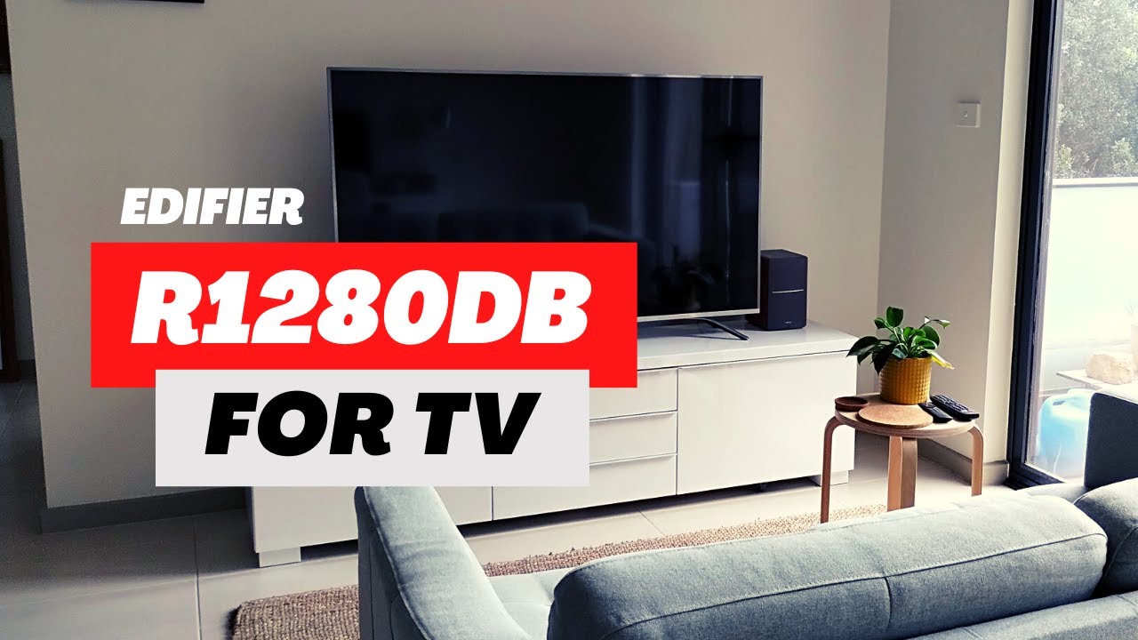 Edifier R1280DB Used as TV Speakers