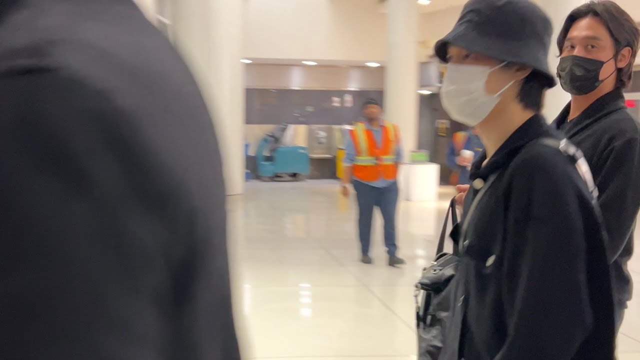 Jimin of BTS greeted by fans in NYC! #ParkJimin #Jimin #bts #btsarmy #chimmy #chimmy #trending