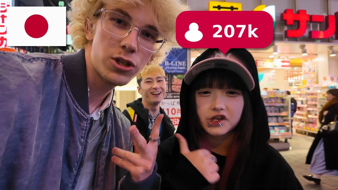 meeting Japanese tiktokers in Osaka…