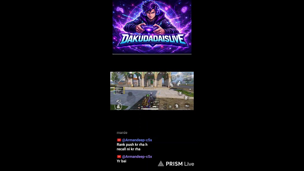 dakudadaislive is live #bgmi# teamcode#bgmilive #bot#1v4 #bgmiIndia#battle#grounds#PUBG#india#TDM#77