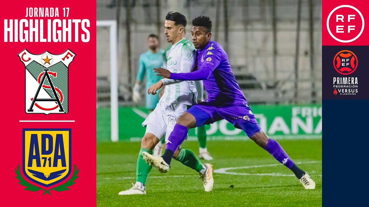 Resumen #PrimeraFederación | Atlético Sanluqueño CF 1-2 AD Alcorcón | Jornada 17 | Temporada 2024/25