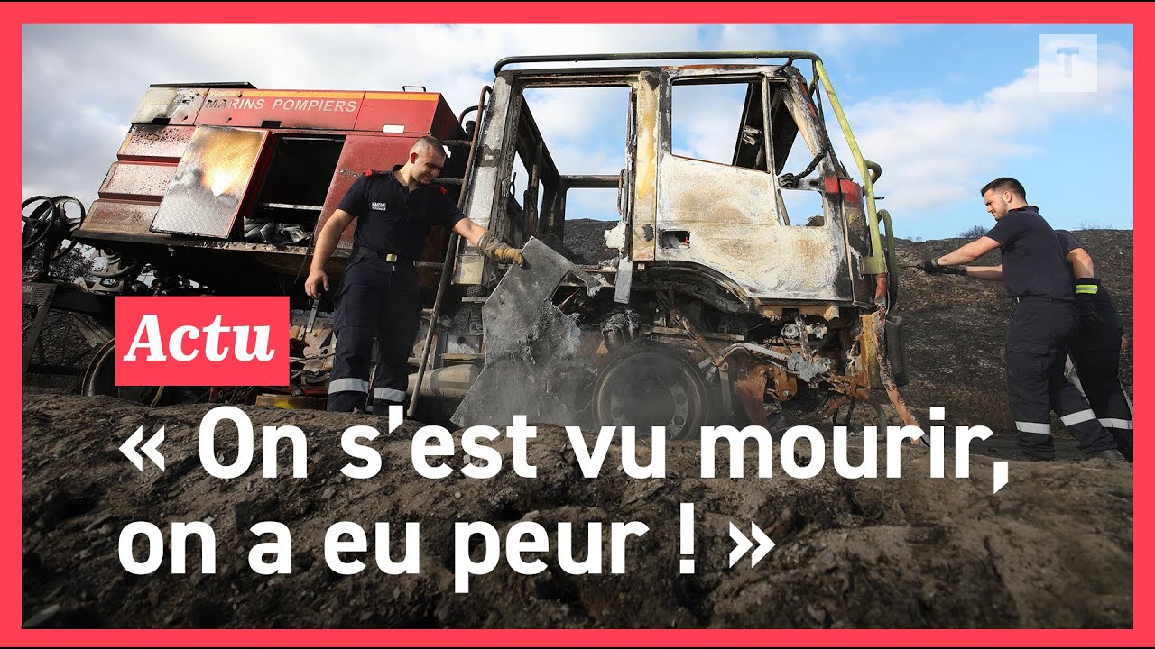Exclusif : ces marins pompiers échappent aux flammes dans l’incendie des monts d’Arrée