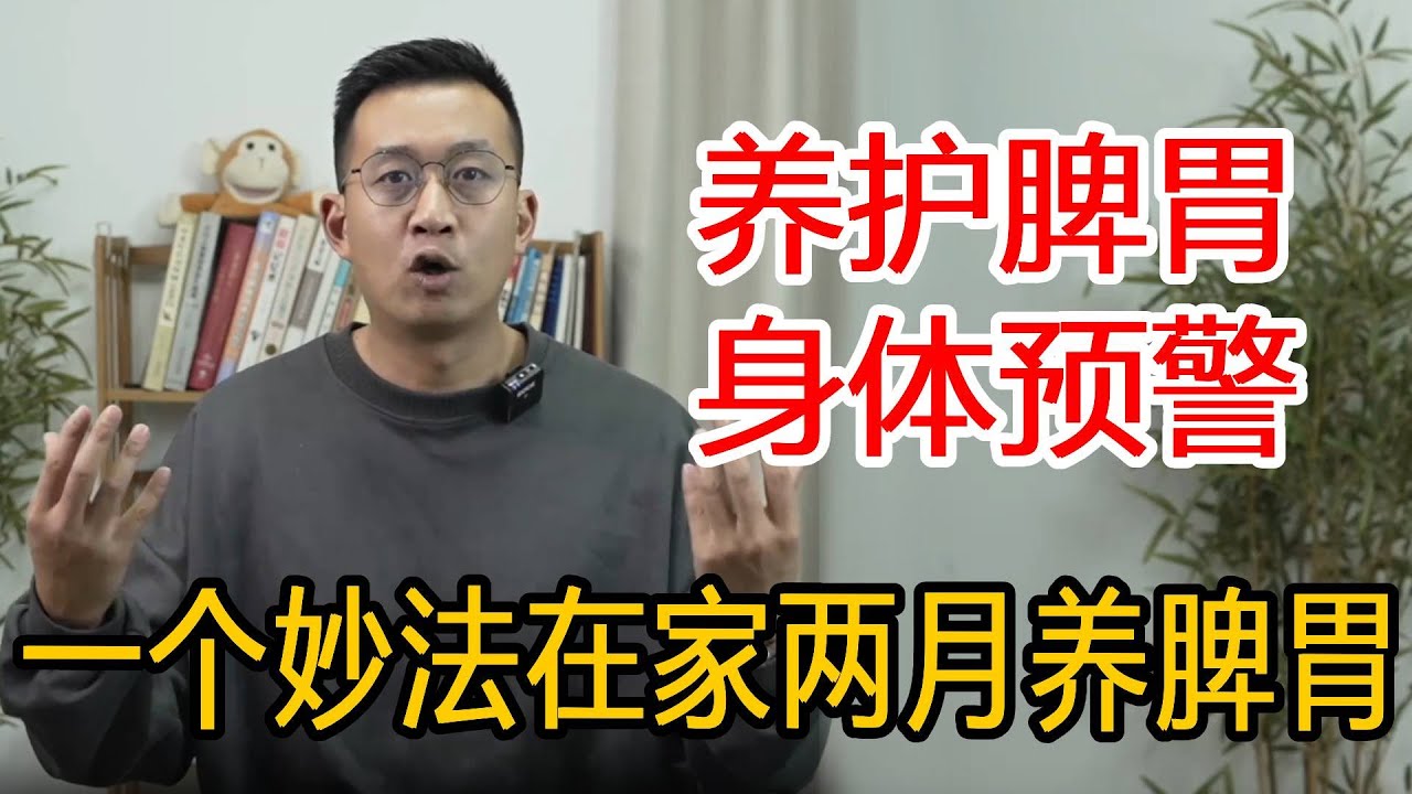 脾胃状态是身体的预警，教你一个妙法调理，2个月养出强壮脾胃【人体百科David伟】
