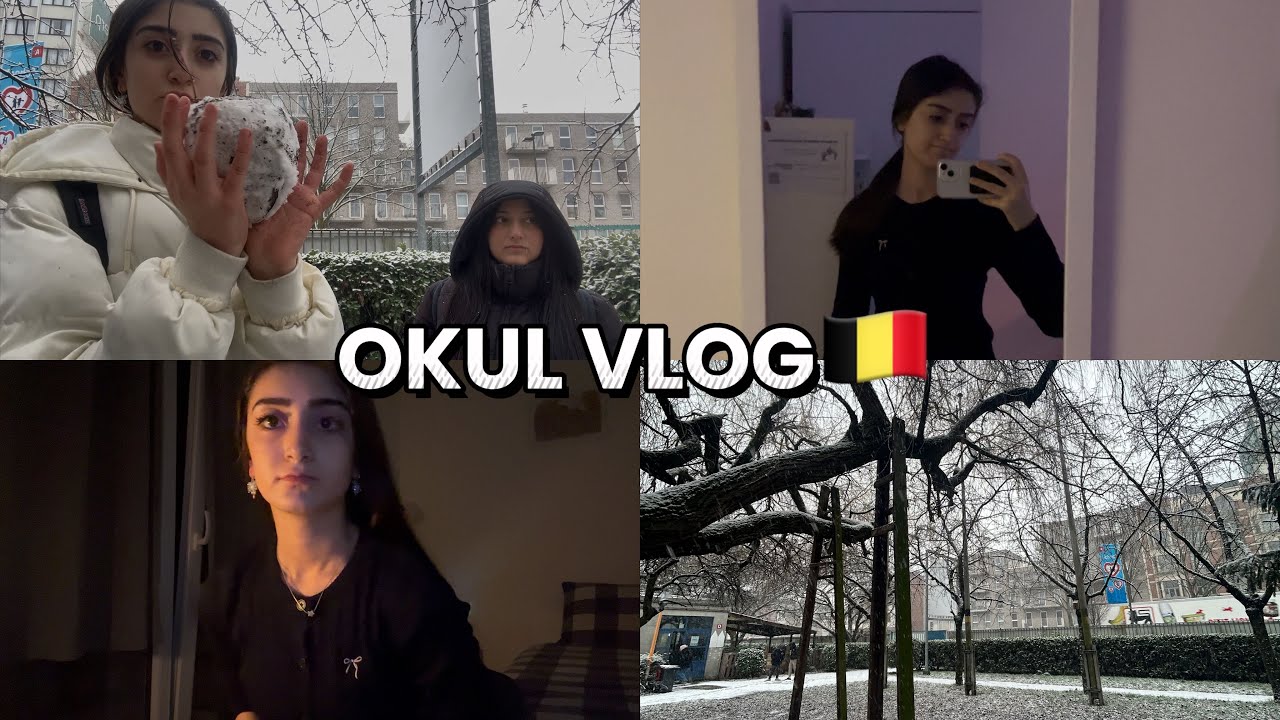 Belçika’daki lisemde bir günüm🧡🇧🇪