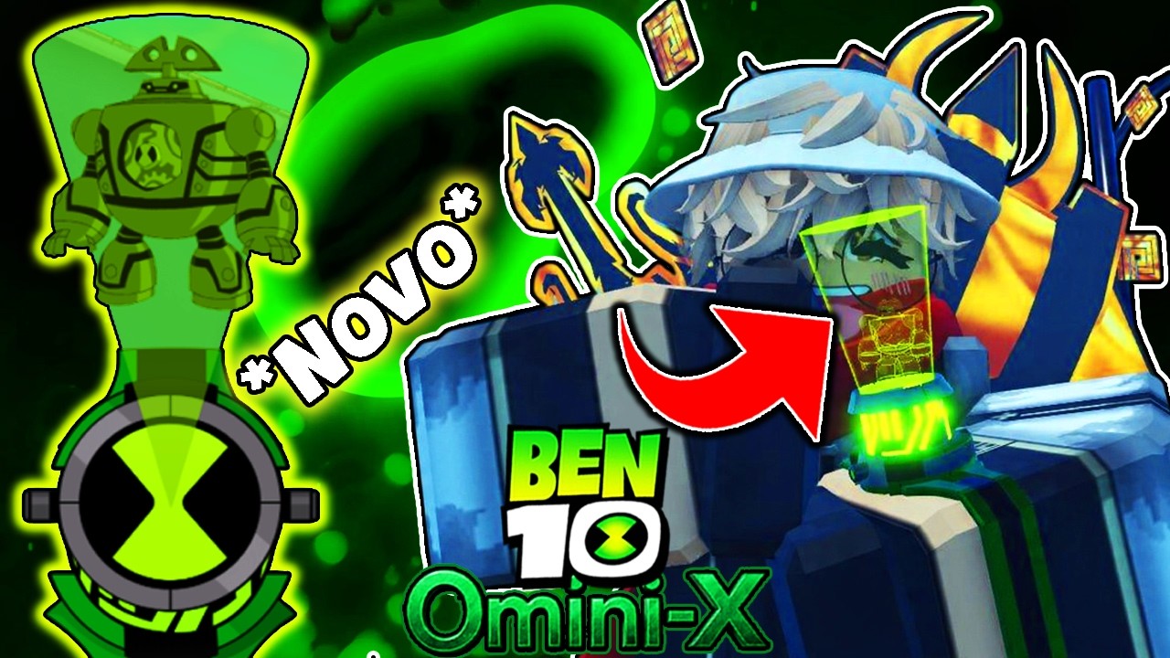 REVELADO OS NOVOS ALIENS DO RECALIBRADO, RAID E MISSÃO TRAIN HEIST DO BEN 10 OMINI-X DEFINITIVE UPD!