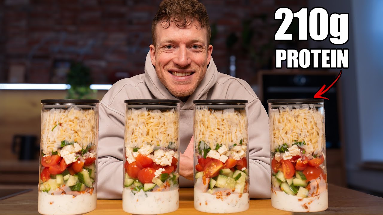 GYROS PROTEIN PASTA für 4 Tage (schnell gemacht!) 