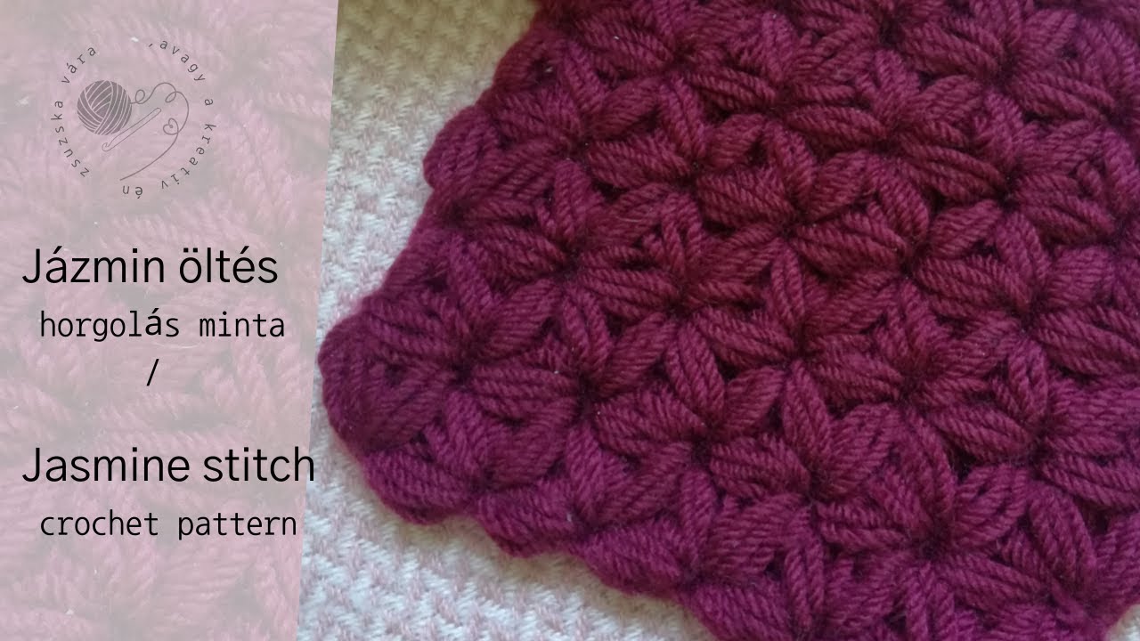 Jázmin öltés  - Jasmine stitch
