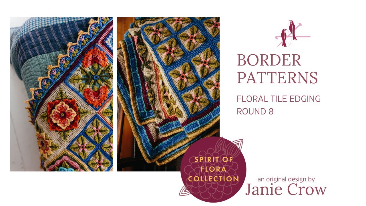 Border Patterns - Floral Tile Border: Round 8
