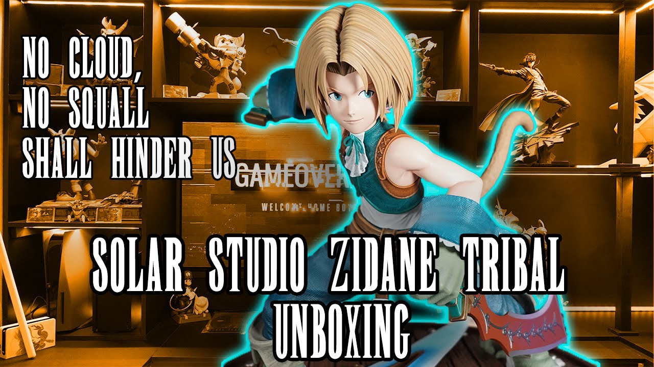 Zidane Tribal from Final Fantasy IX (9) Statue by Solar Studio's | Unboxing