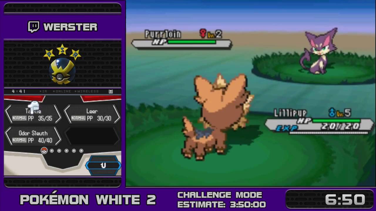 Pokemon White 2 Challenge Mode Speedrun - Live at PSR Marathon 2016