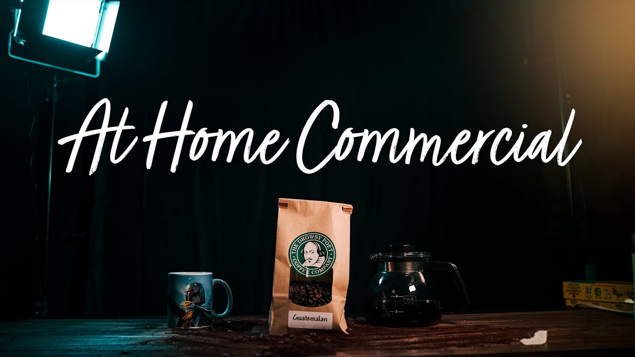 Filming a Coffee Commercial In My Garage! | Sony A7iii | DJI RS2 | Artlist.io