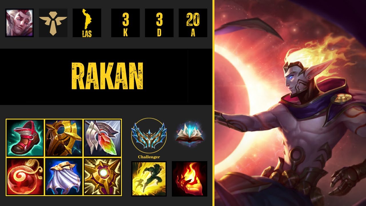 Rakan vs Nidalee +750 PL Challenger [LAS] [Nexo Stats]