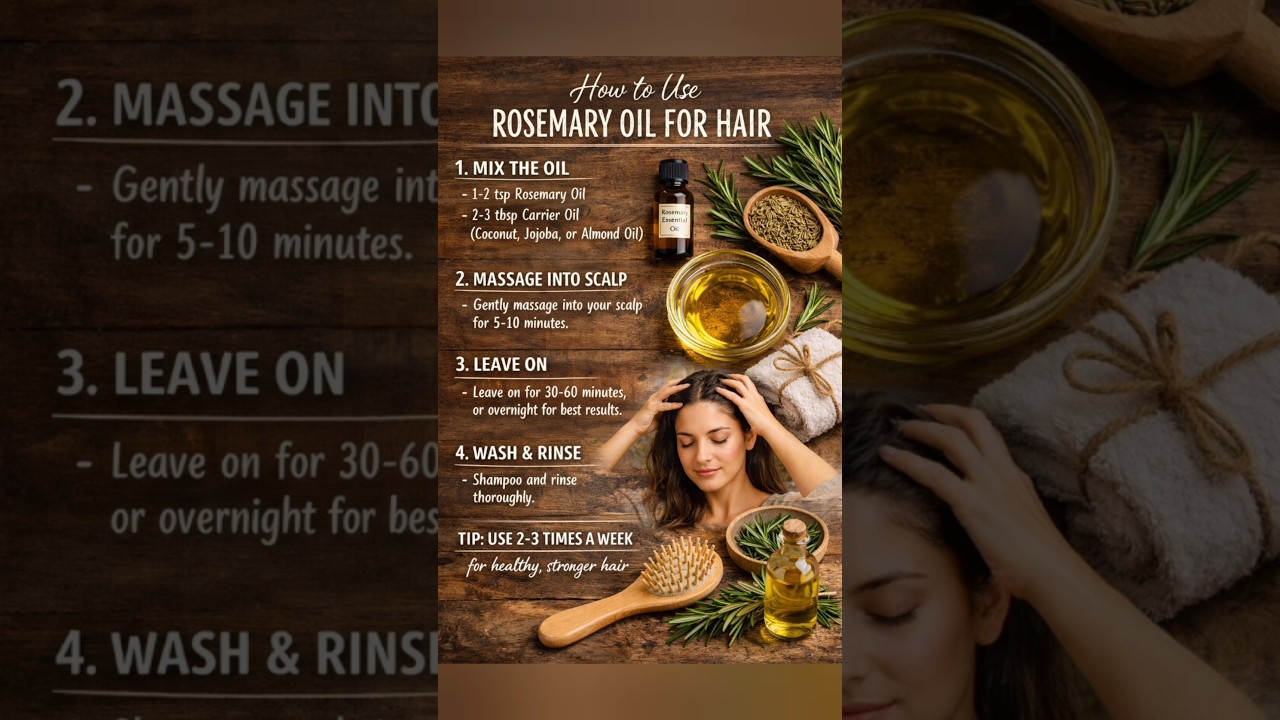 Rosemary oil for hair loss