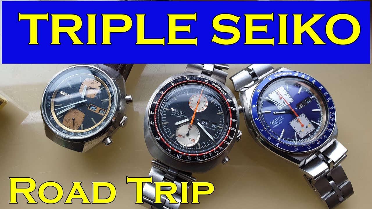 SEIKO Kakume, John Player Special and UFO Triple Seiko Road Trip