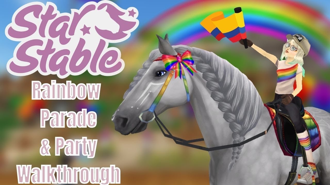 Rainbow Parade & Party 💕🎈|| Walkthrough || Star Stable Online