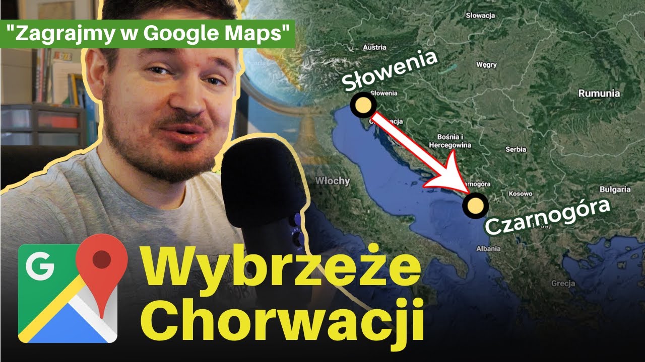 Gram w GOOGLE MAPS! #1 🌍 Wybrzeże Chorwacji, Adriatyk