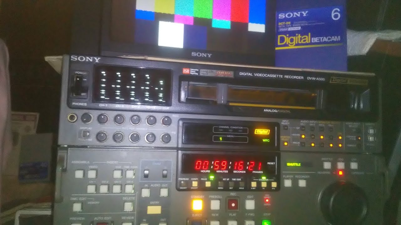 その 2 SONY Digital /analog betacam Cassette recorder (修理完了) Digital betacam Cassettetapeでテスト済みです。