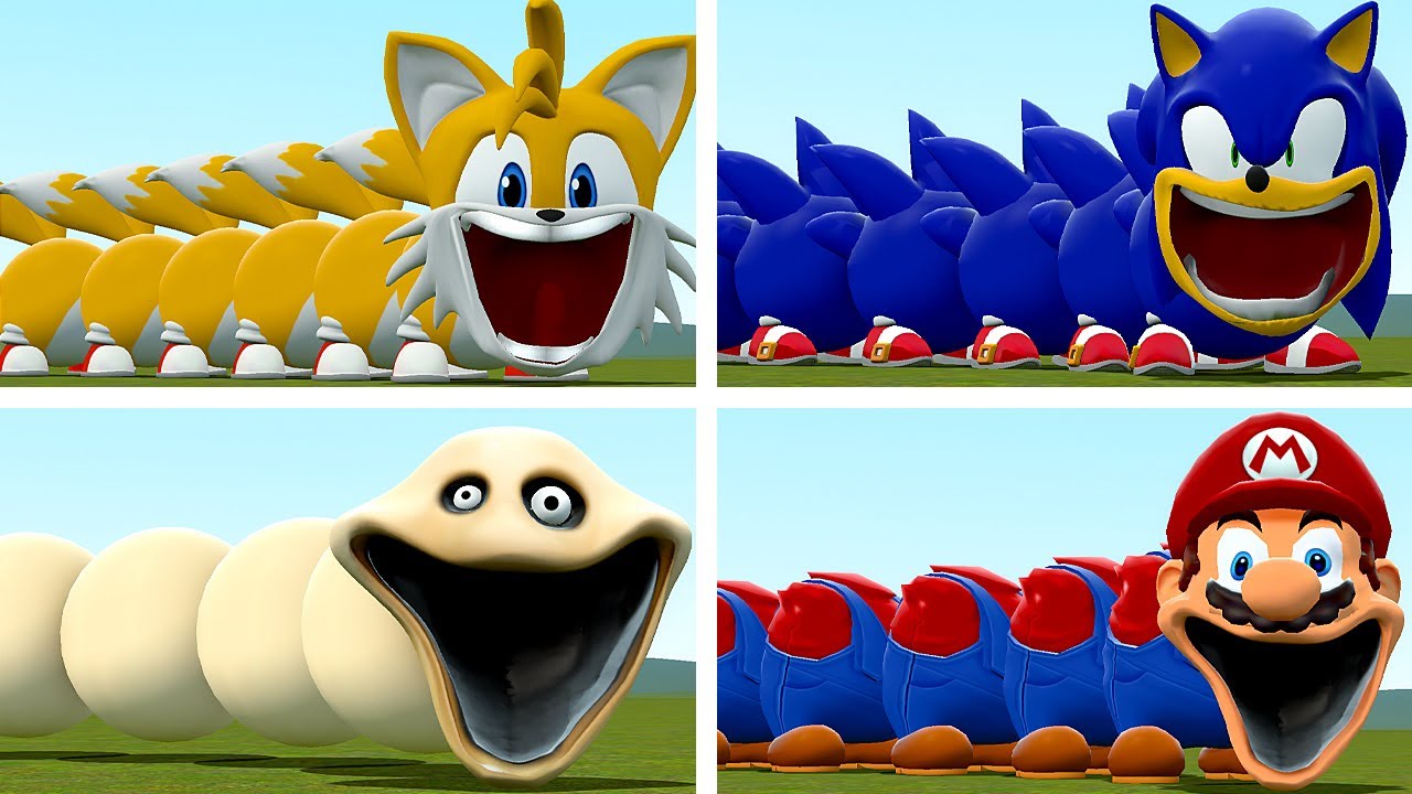 WHO IS STRONGER FROM ROBLOX HUNGRY WORM In Garry's Mod!?