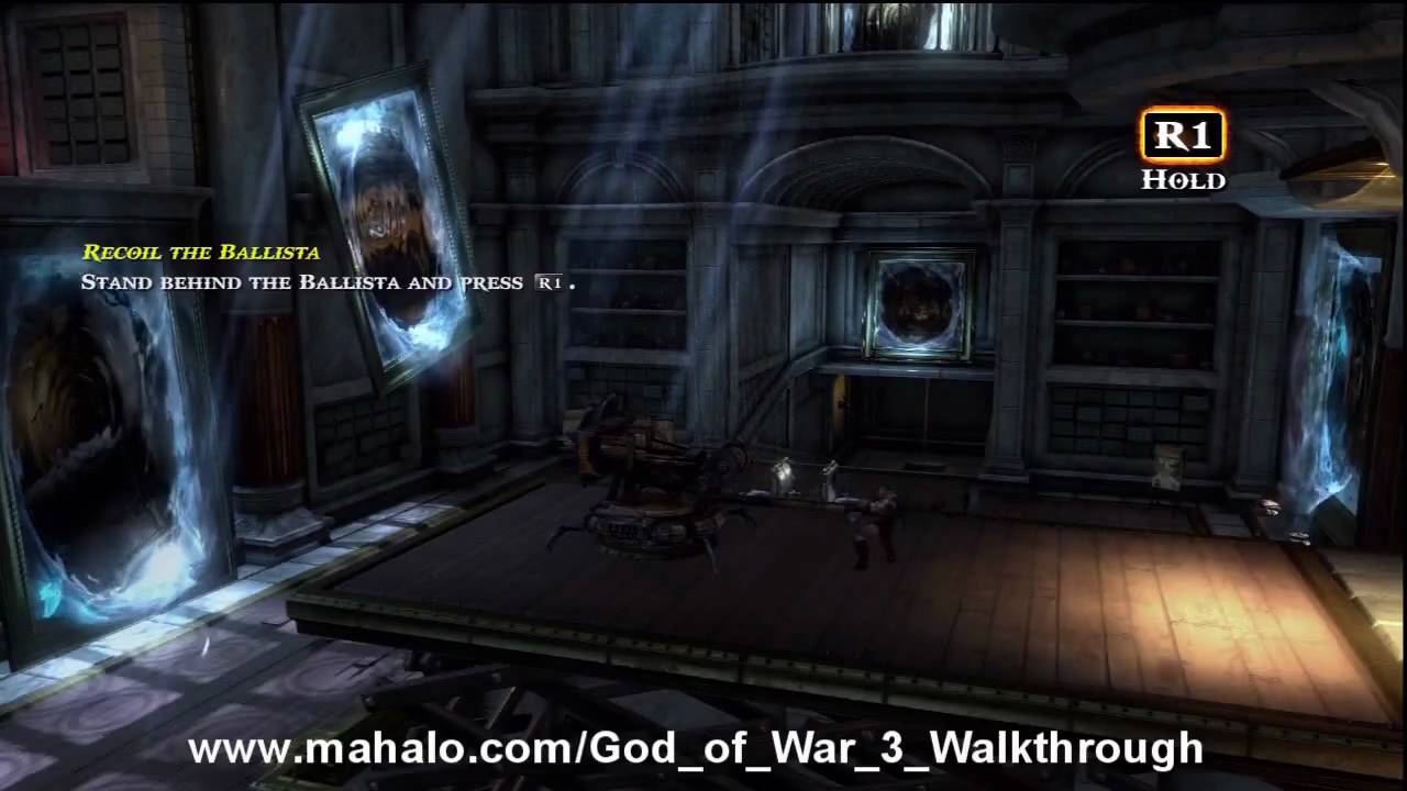God of War III Walkthrough - Portal Puzzle HD
