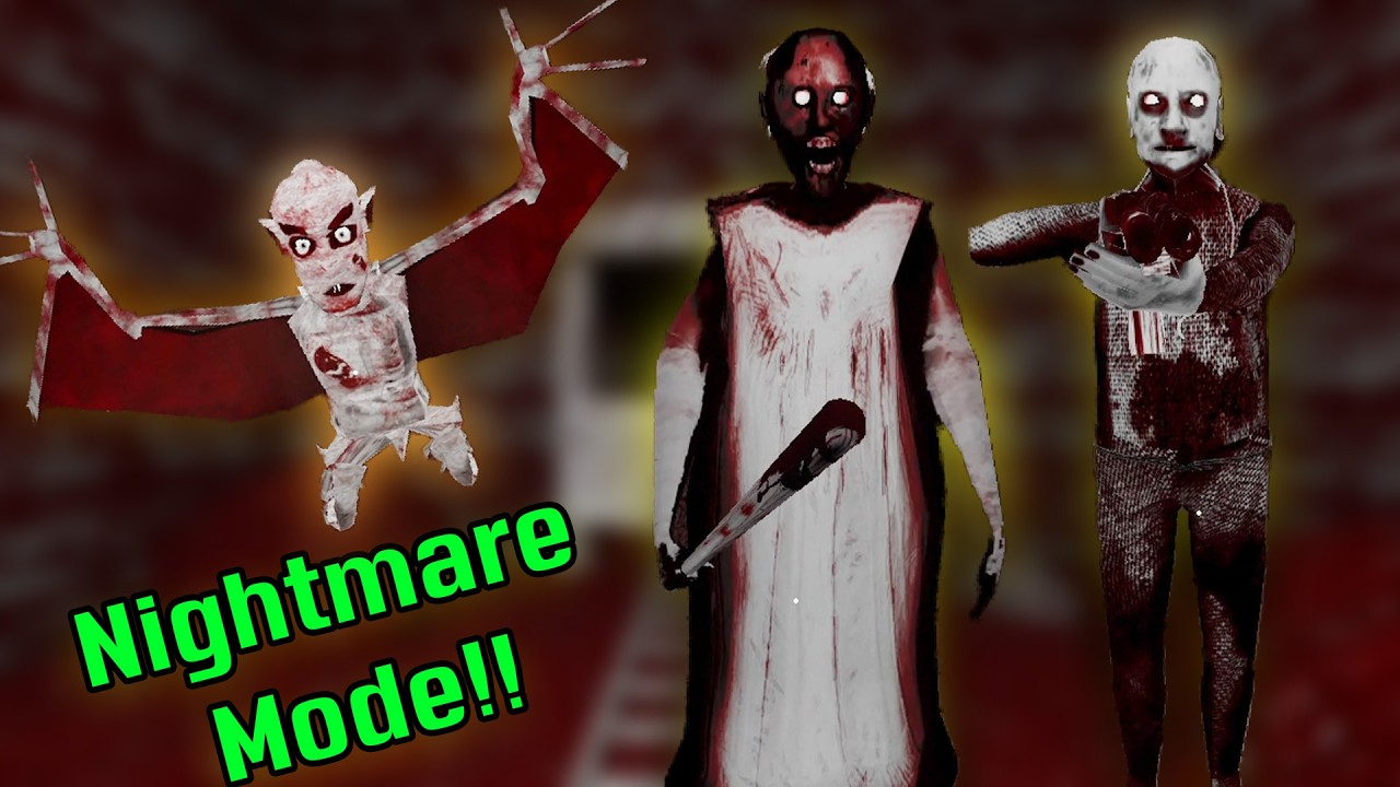 Nightmare Nosferatu Bat is Scary!! Granny 2 Enhanced Nightmare Mode