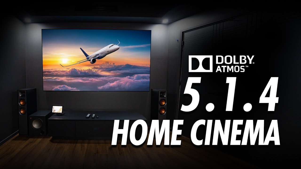 Ultimate 5.1.4 Dolby Atmos Home Theater Build with 4K PRO-UHD Epson Projector!