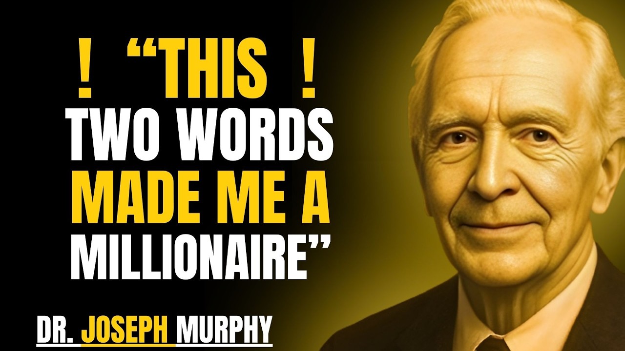 Title: SAY These 2 WORDS, 5 Minutes Before You Sleep (Manifest Anything You Want) Joseph Murphy