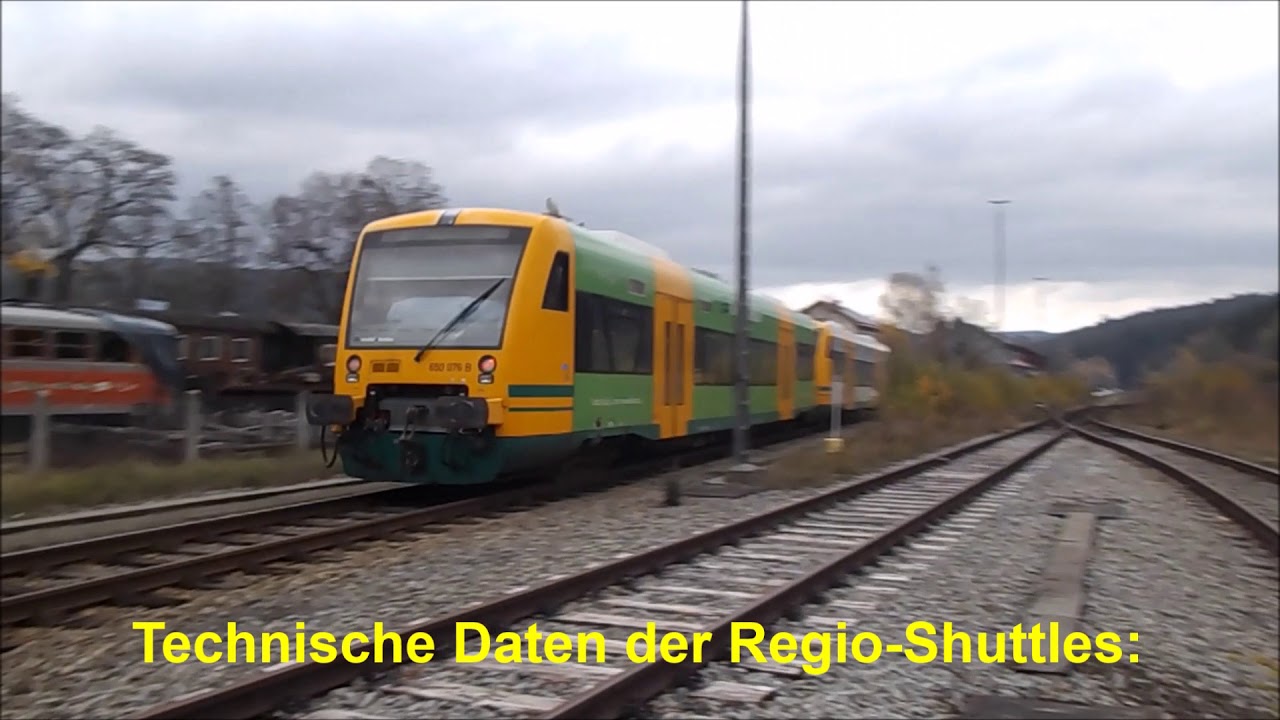 Grenzbahnhof Bayerisch Eisenstein im Netz der Bayerischen Waldbahn am 02. November 2017