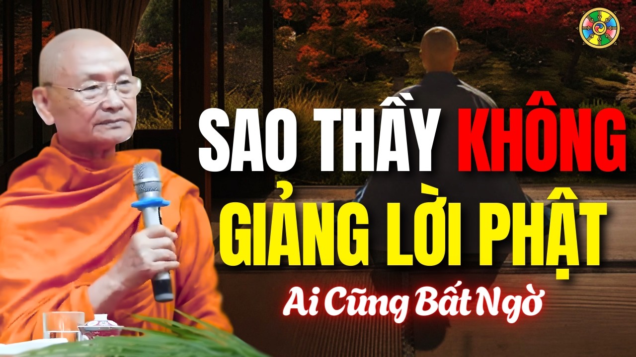 Phật Tử Thắc Mắc: Vì Sao Thầy Không Giảng Lời Phật? | Thầy Viên Minh