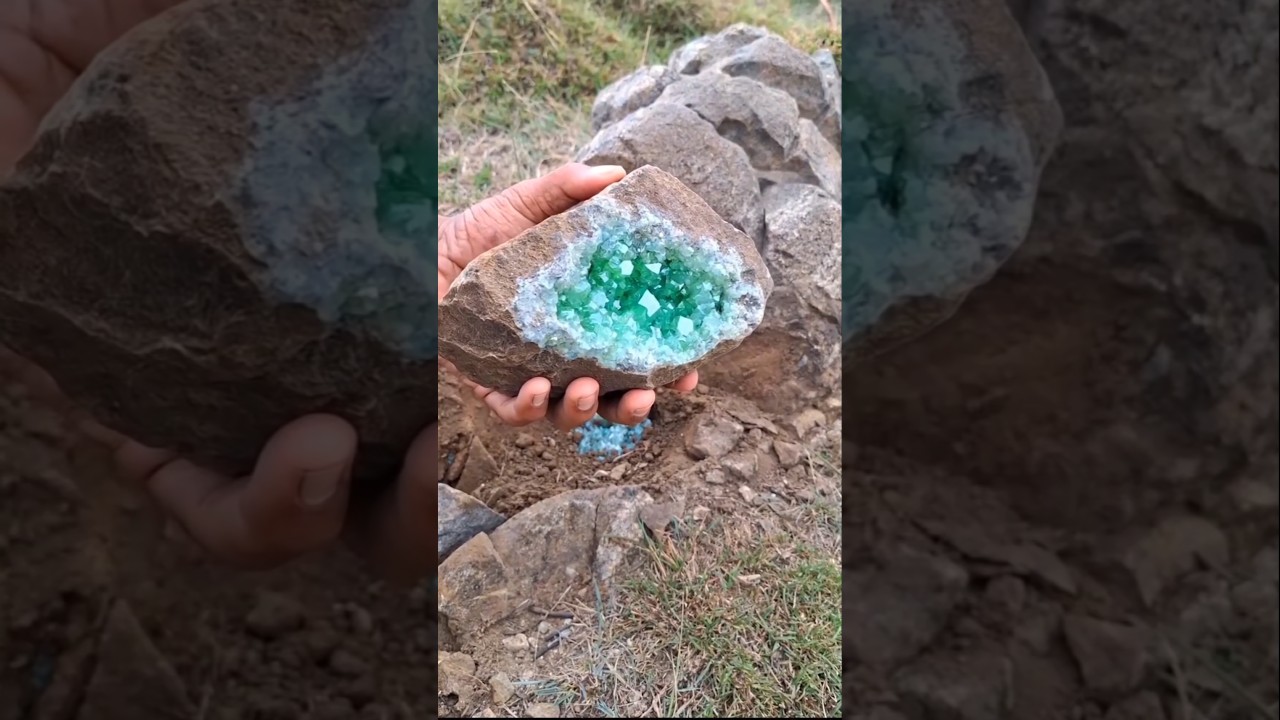 pp crystal stone #metaldetecting #metaldetector #mineralindustry #treasurehunting #experiment