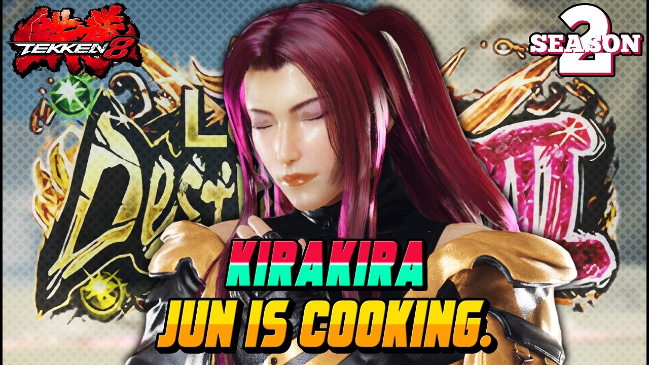 Tekken 8 – KiraKira Season 2 Jun Kazama Aggressive Gameplay!