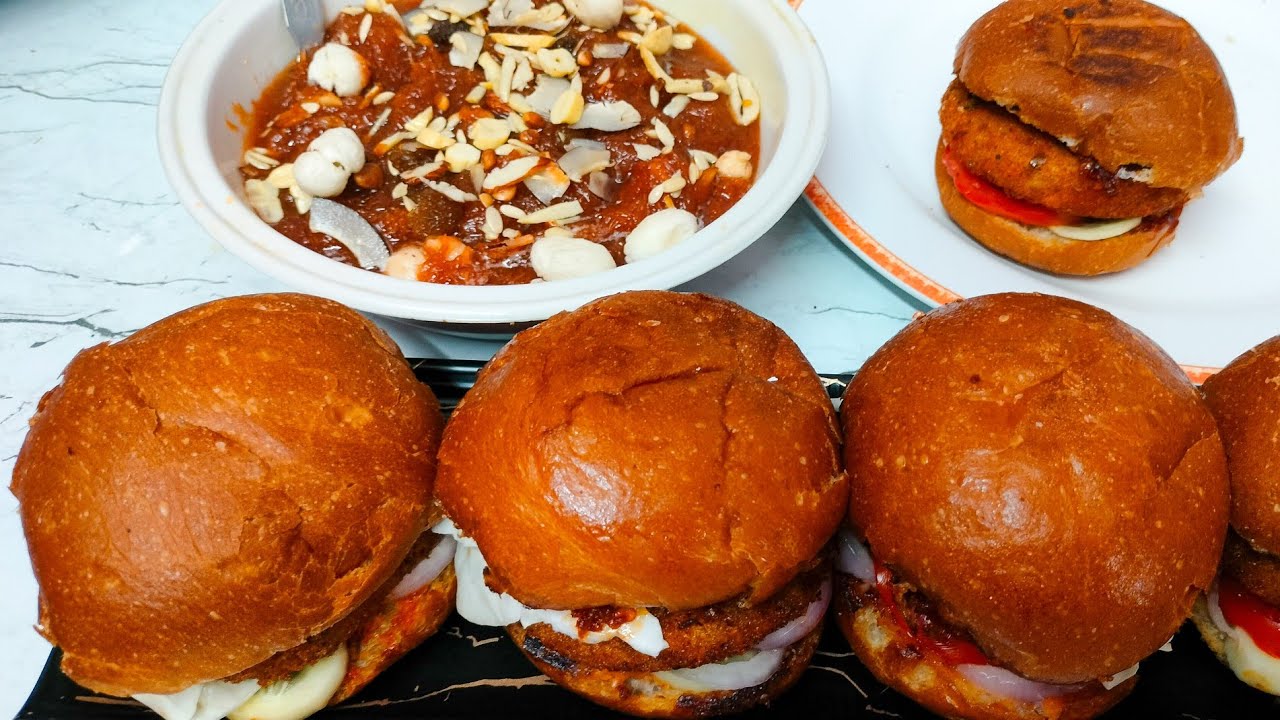 Live सीखें 🔴 Vegetables Burger 🍔 kimami Semai