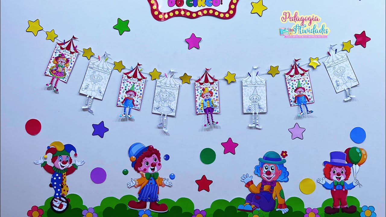 Tutorial Painel Dia do Circo ✨🎪