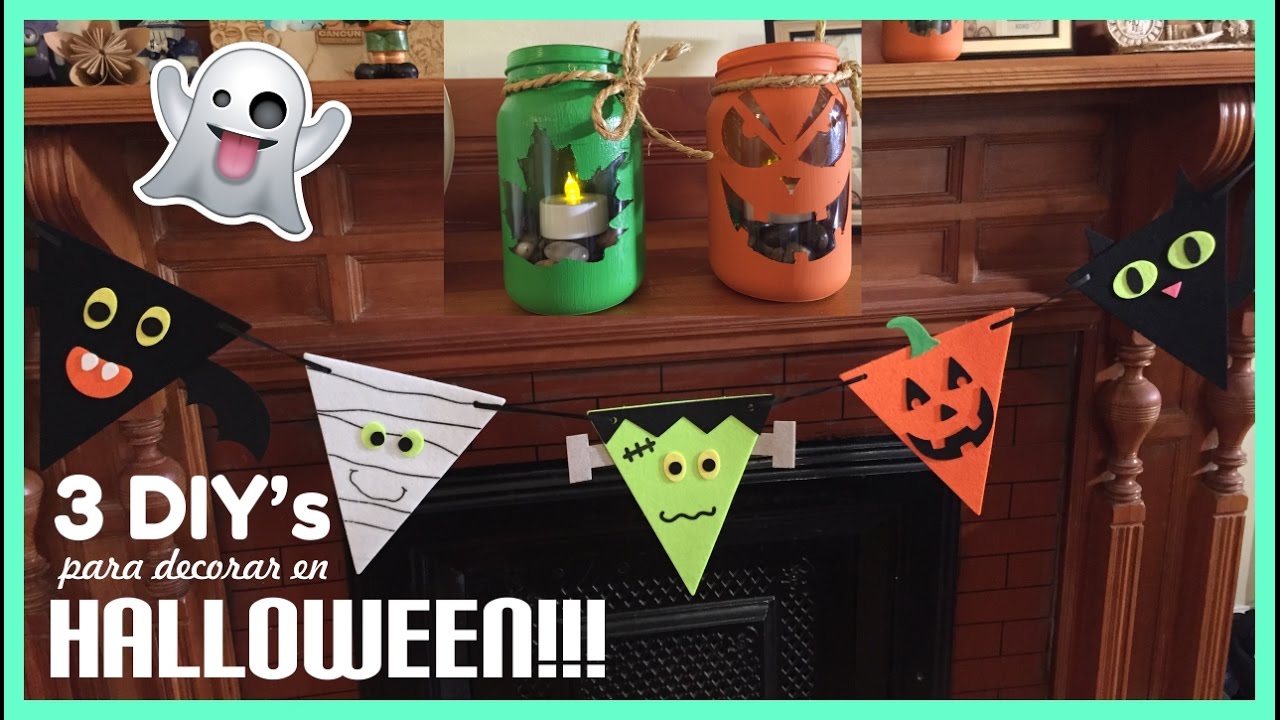 Decoraciones para Halloween - Súper fáciles!