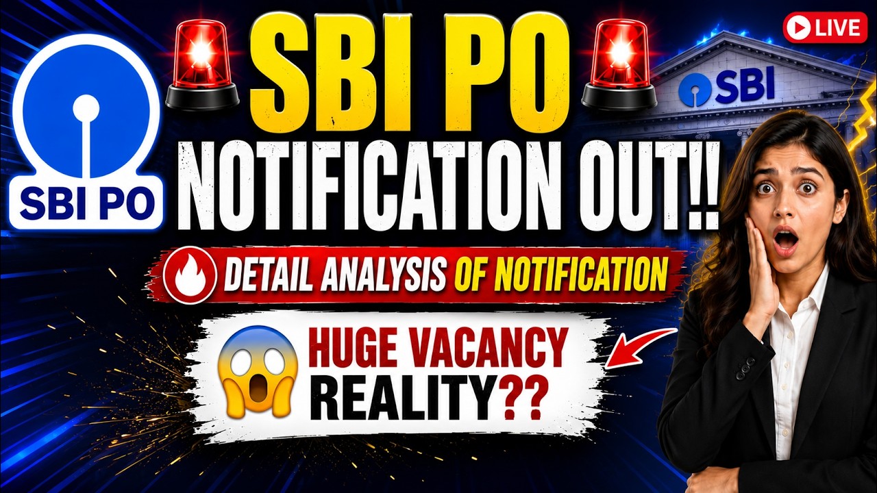 SBI PO Notification OUT!! Huge Vacancy Reality?? (Must Watch Before Applying) #sbipo