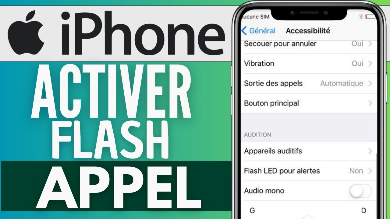 Comment Activer Le Flash D'appel Sur Iphone ( FACILE )