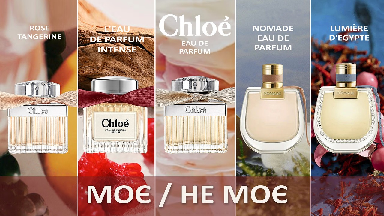 Знайомство з Chloé L'Eau de Parfum Intense, Nomade Lumiere d'Egypte, Rose Tangerine, Chloé Nomade