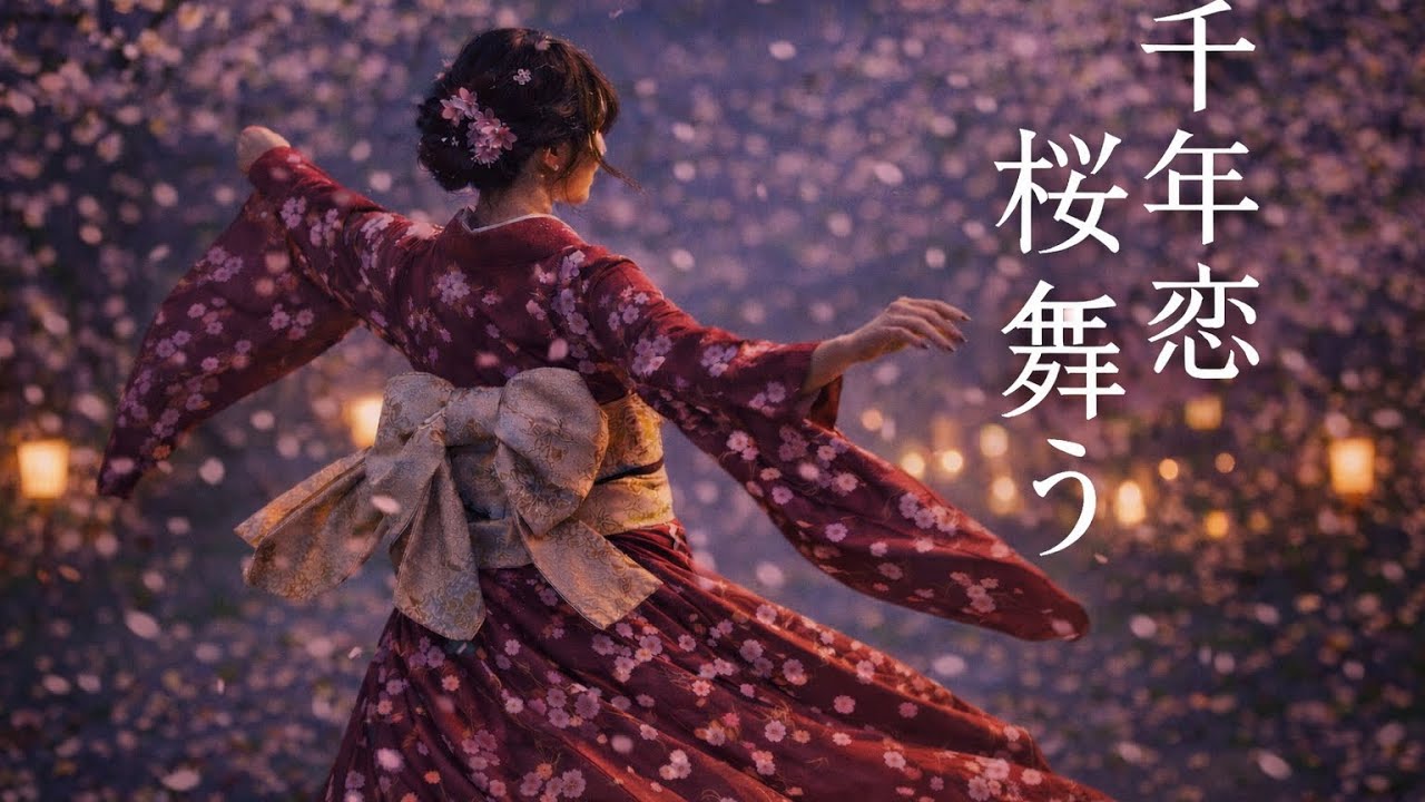 千年恋、桜舞う