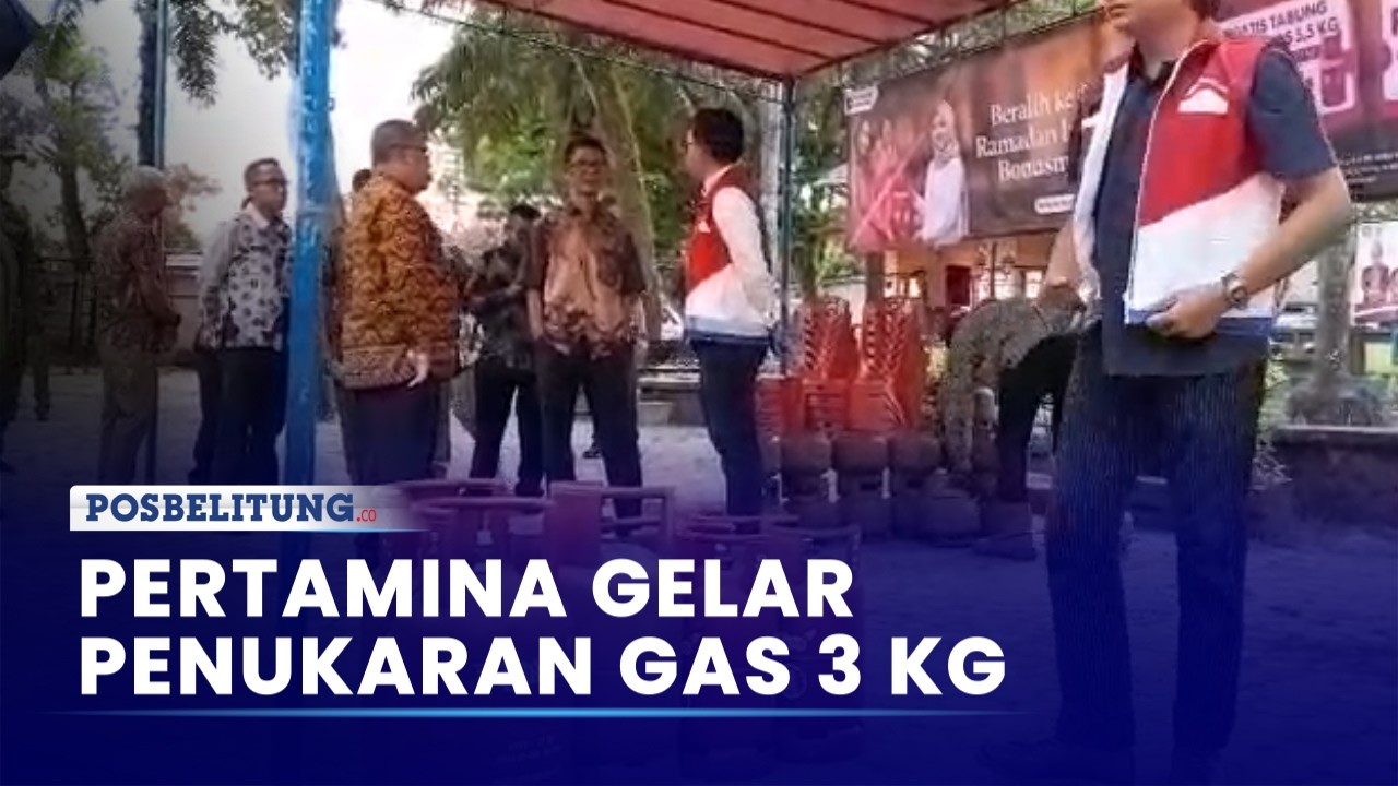 Pertamina Gelar Penukaran Gas 3 Kg ke Bright Gas di Taman Kota Manggar