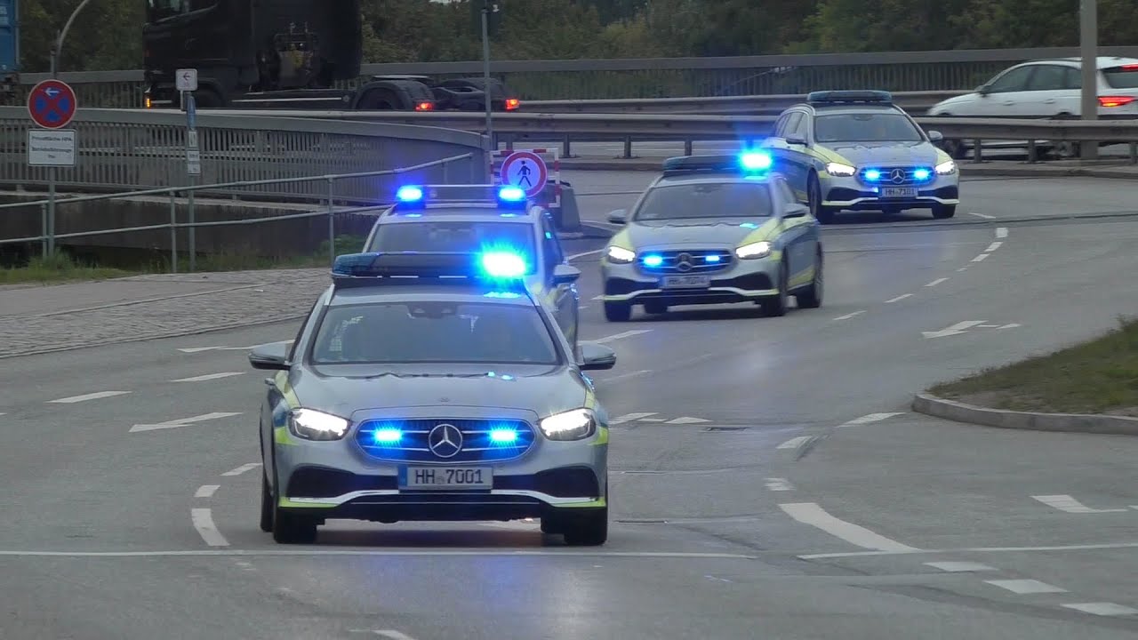 [Bombenfund neben Feuerwache] Großeinsatz von Feuerwehr und Polizei Hamburg