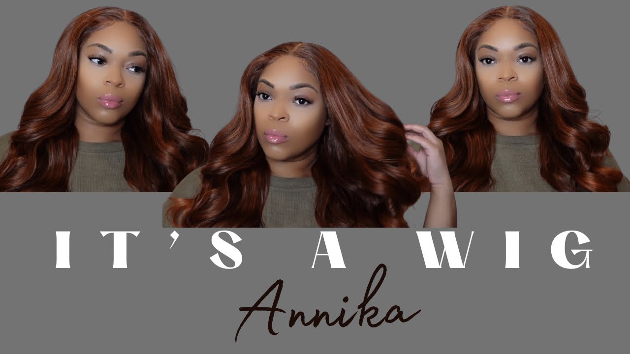 SYNTHETIC WIG REVIEW // It&rsquo;s A Wig: Annika // Ginger Brown Wig