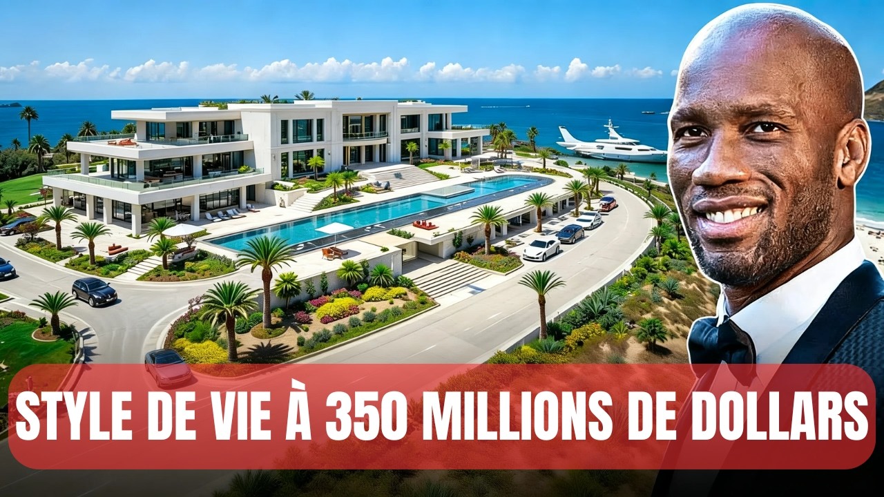 Le style de vie de millionnaire de Didier Drogba : Manoirs, voitures de luxe et jets privés
