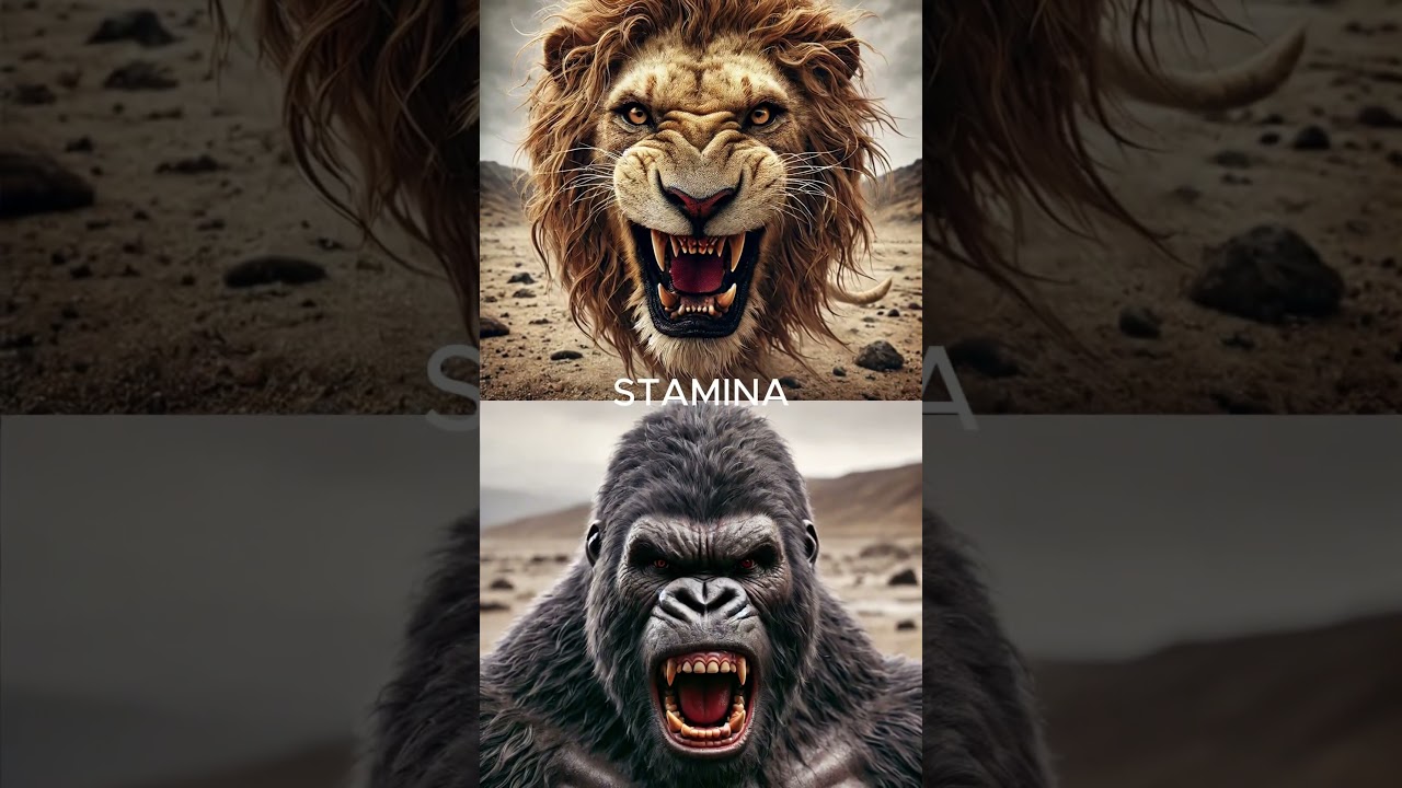 Gorilla vs Lion. Who Wins?
