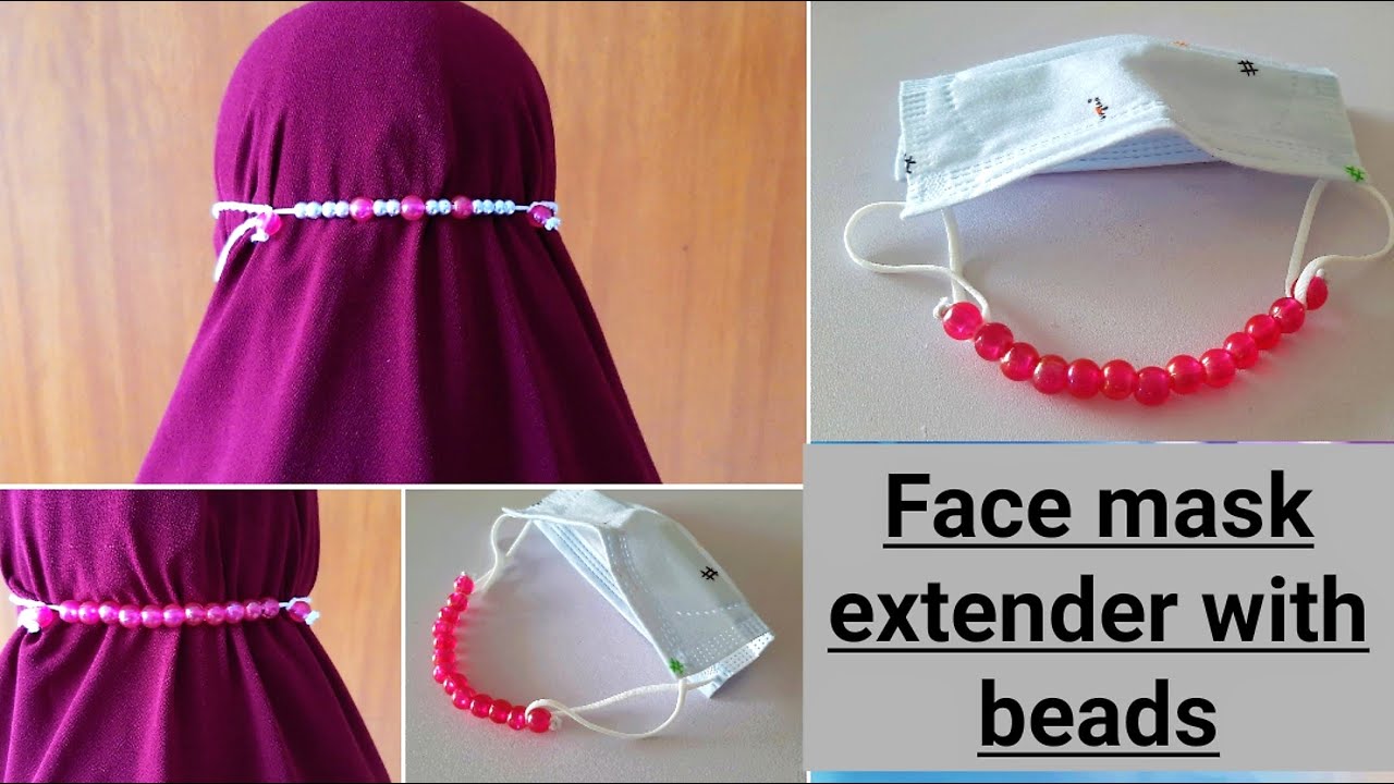 Face Mask Extender With Beads | Face Mask Holder || Face Mask Extender | Mask Extender Beads
