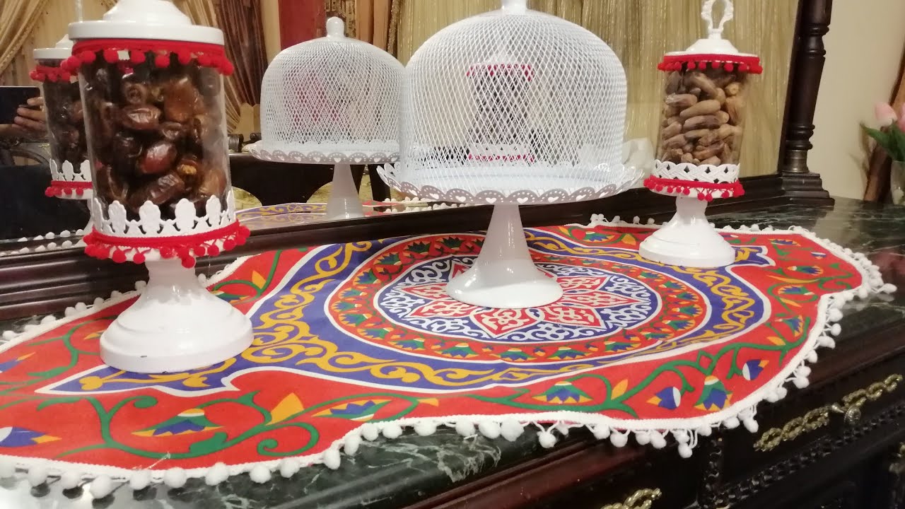 مفرش رمضان من غير خياطه ولا ماكينه .اسهل طريقه /اعمال يدويه/استعدادات رمضان
