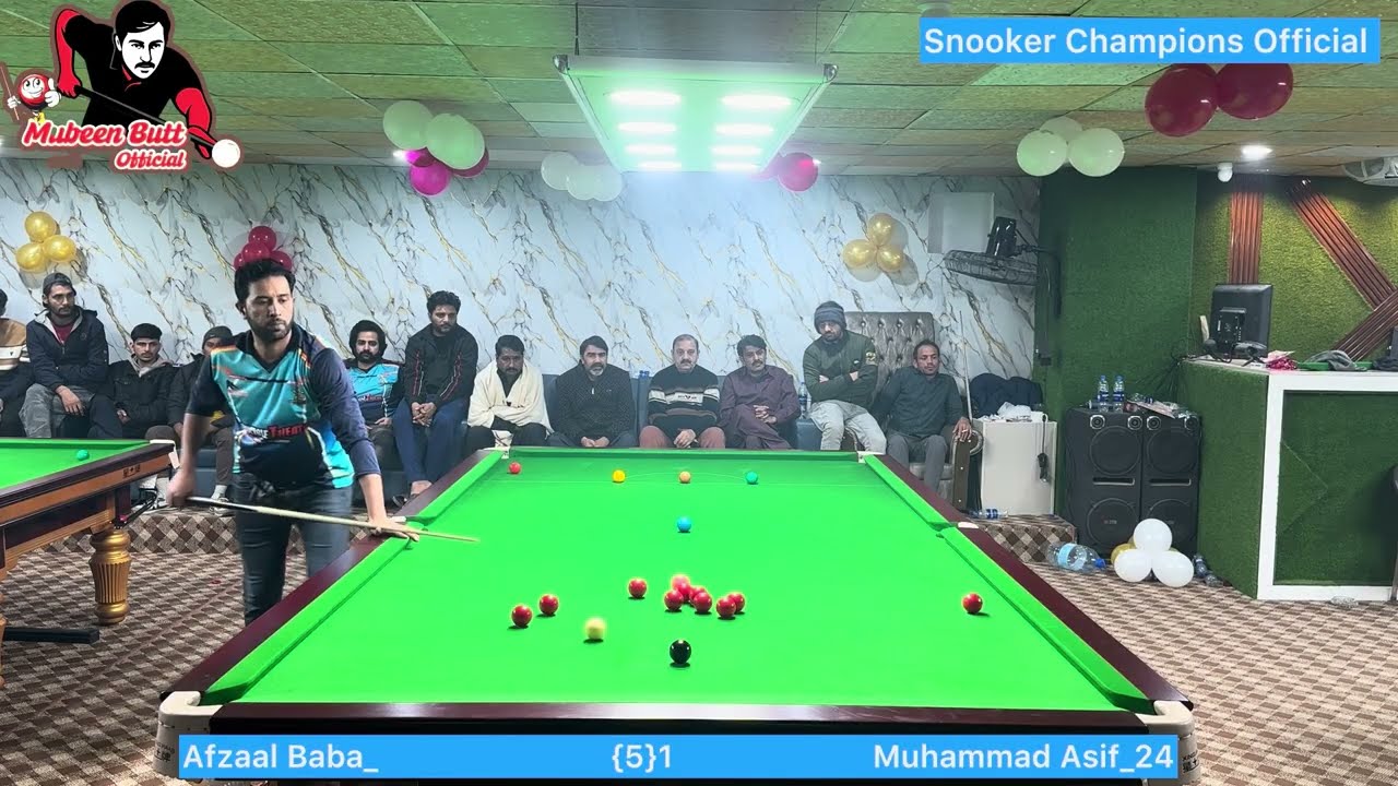 Snooker Table No 2 | Muhammad Asif vs Afzaal Baba | Quaterfinal Match | Mubeen Butt Official Snooker