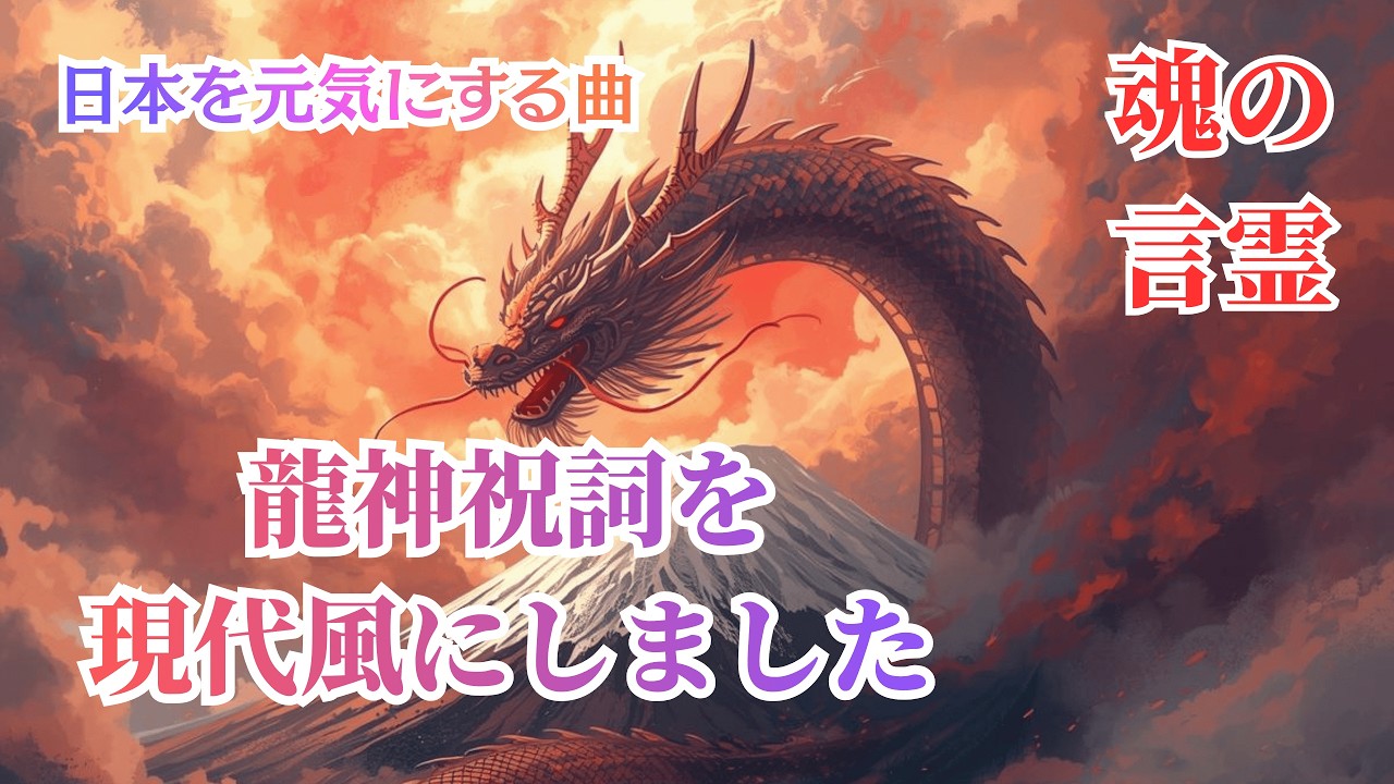 龍神祝詞＃日本の神話＃日本の神様＃応援歌＃龍神＃祝詞＃龍神祝詞