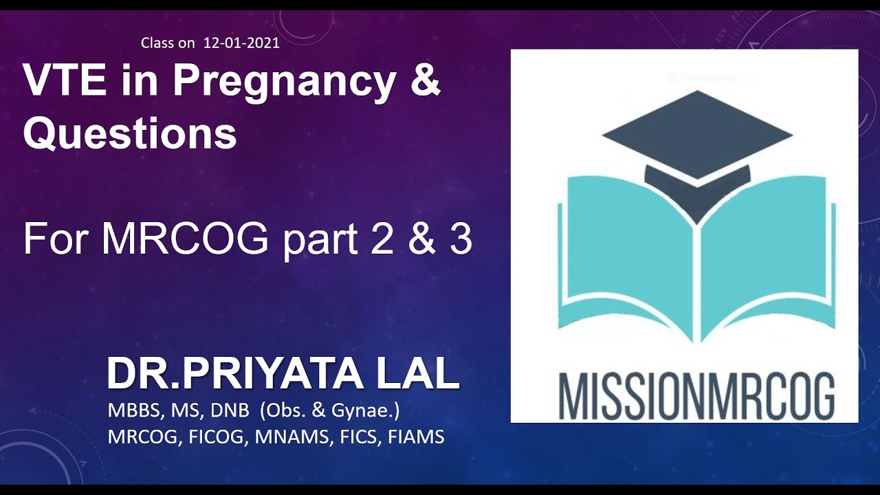 VTE in pregnancy
